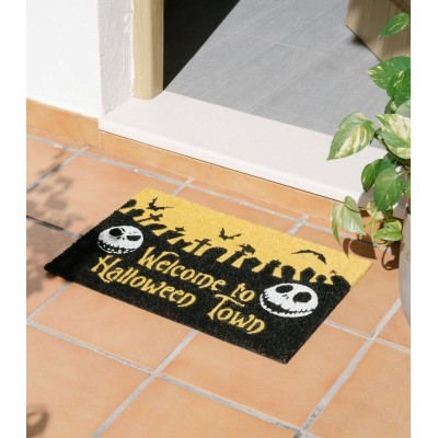 THE NIGHTMARE BEFORE CHRISTMAS HALLOWEEN TOWN DOORMAT ZERBINO TAPPETINO GRUPO ERIK