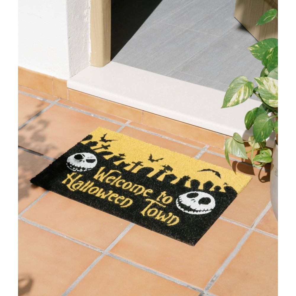 THE NIGHTMARE BEFORE CHRISTMAS HALLOWEEN TOWN DOORMAT ZERBINO TAPPETINO GRUPO ERIK