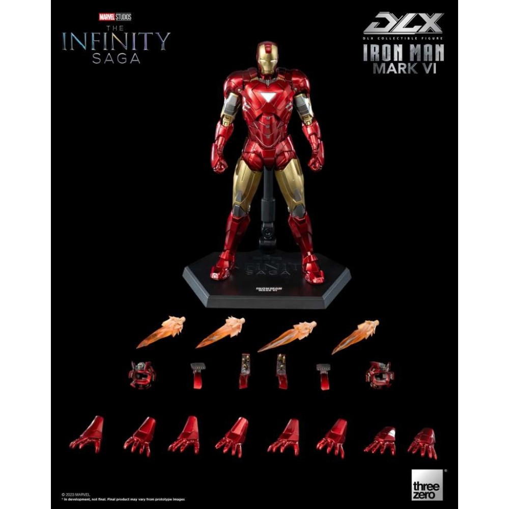 THREEZERO AVENGERS THE INFINITY SAGA IRON MAN MARK VI DLX ACTION FIGURE