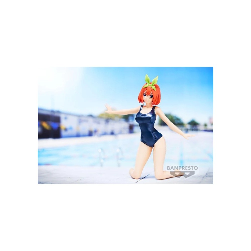THE QUINTESSENTIAL QUINTUPLETS YOTSUBA NAKANO SCHOOL STYLE STATUA FIGURE BANPRESTO