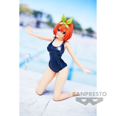 BANPRESTO THE QUINTESSENTIAL QUINTUPLETS YOTSUBA NAKANO SCHOOL STYLE STATUE FIGURE