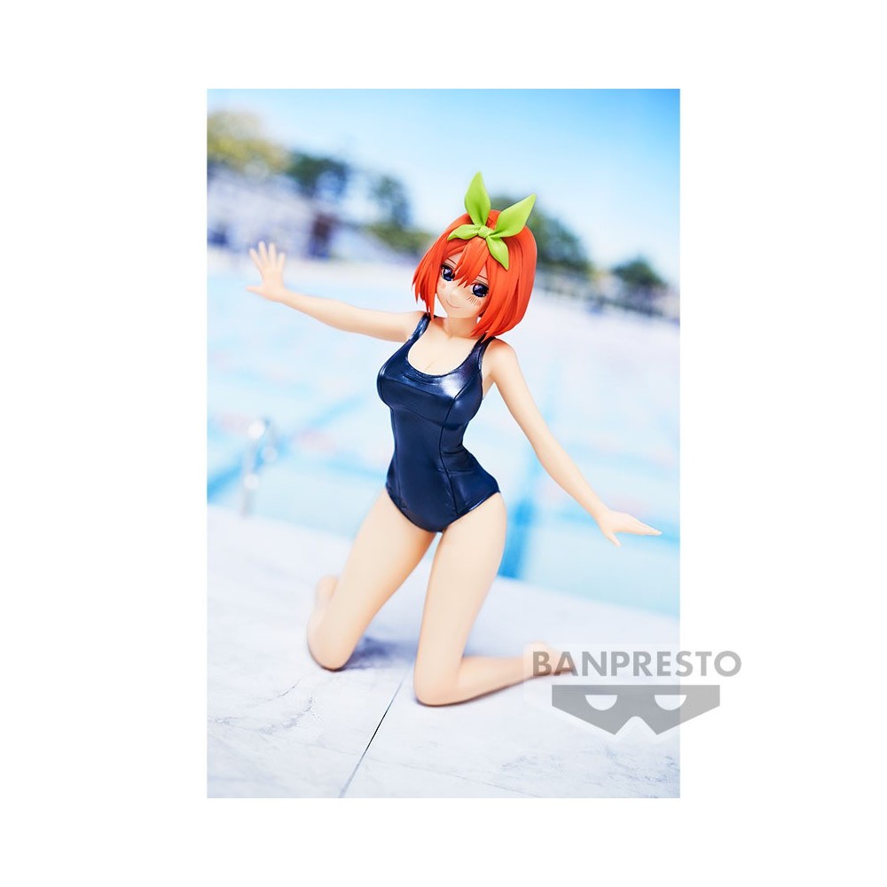 BANPRESTO THE QUINTESSENTIAL QUINTUPLETS YOTSUBA NAKANO SCHOOL STYLE STATUE FIGURE