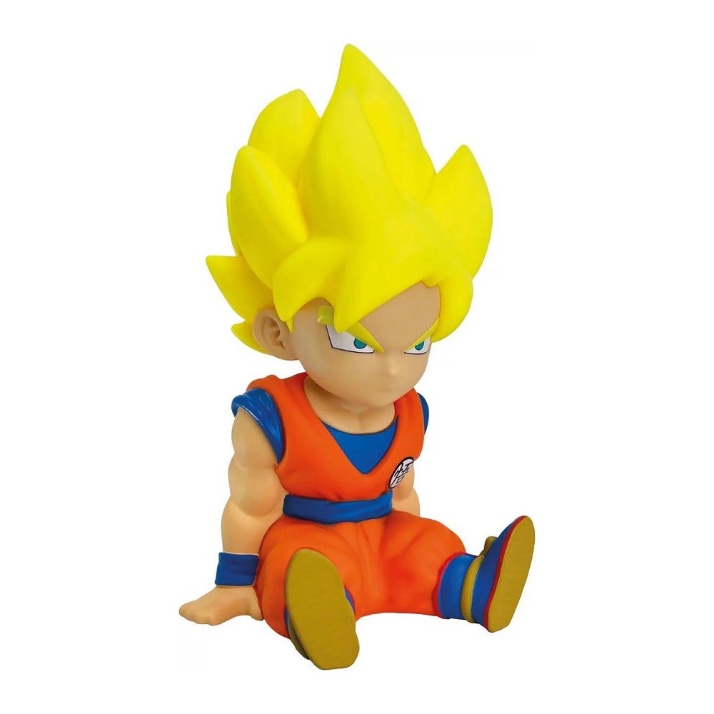 PLASTOY DRAGONBALL DRAGON BALL BANK SON GOKU SUPER SAIYAN FIGURE