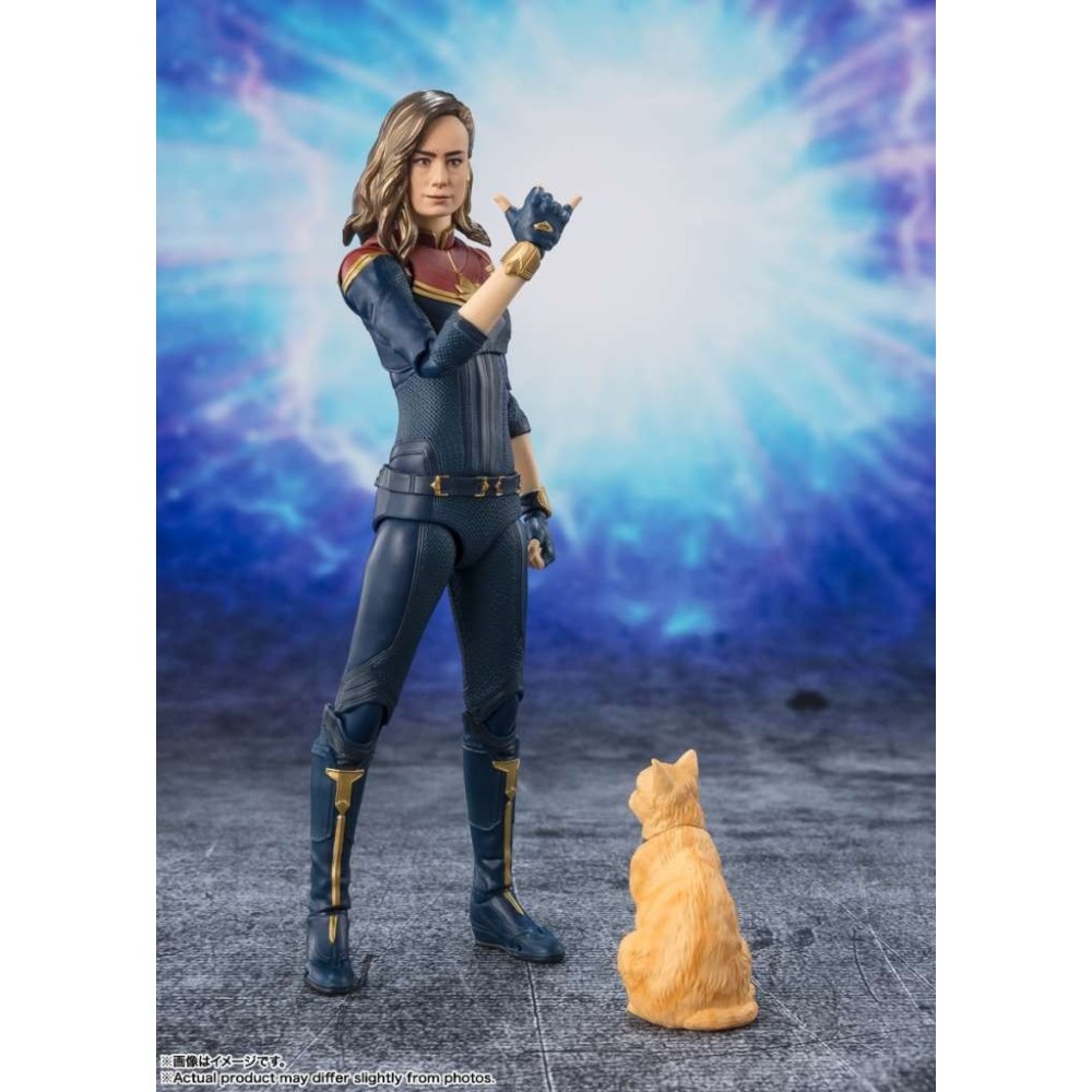 THE MARVELS CAPTAIN MARVEL S.H. FIGUARTS ACTION FIGURE BANDAI