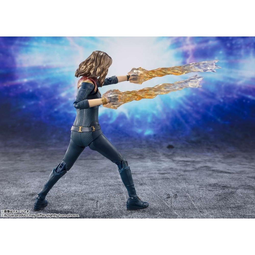 THE MARVELS CAPTAIN MARVEL S.H. FIGUARTS ACTION FIGURE BANDAI