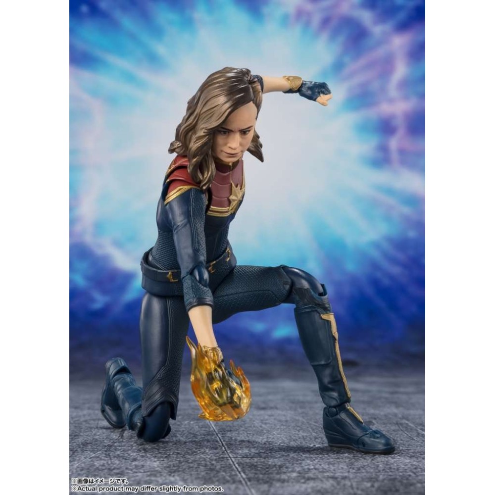 THE MARVELS CAPTAIN MARVEL S.H. FIGUARTS ACTION FIGURE BANDAI