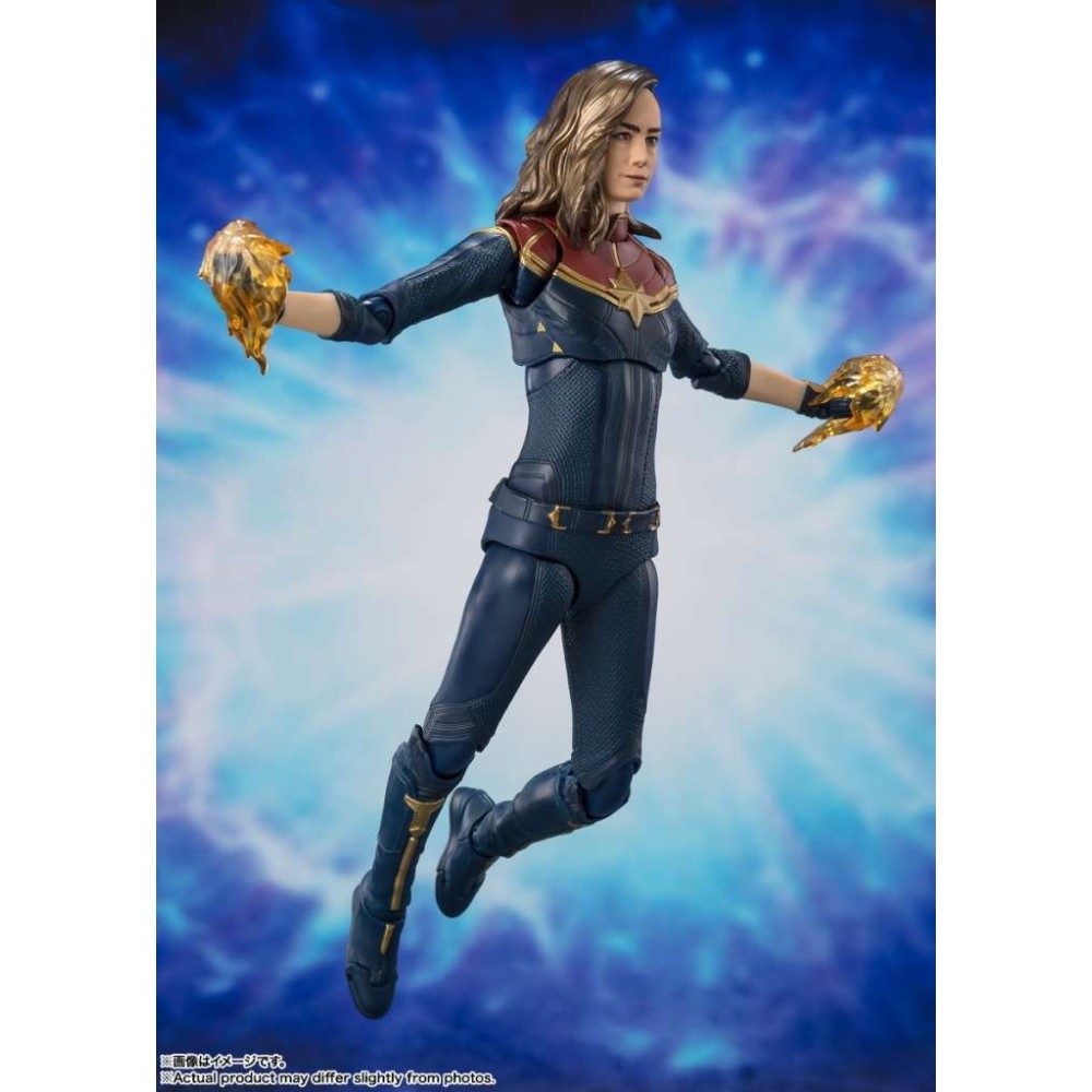 THE MARVELS CAPTAIN MARVEL S.H. FIGUARTS ACTION FIGURE BANDAI
