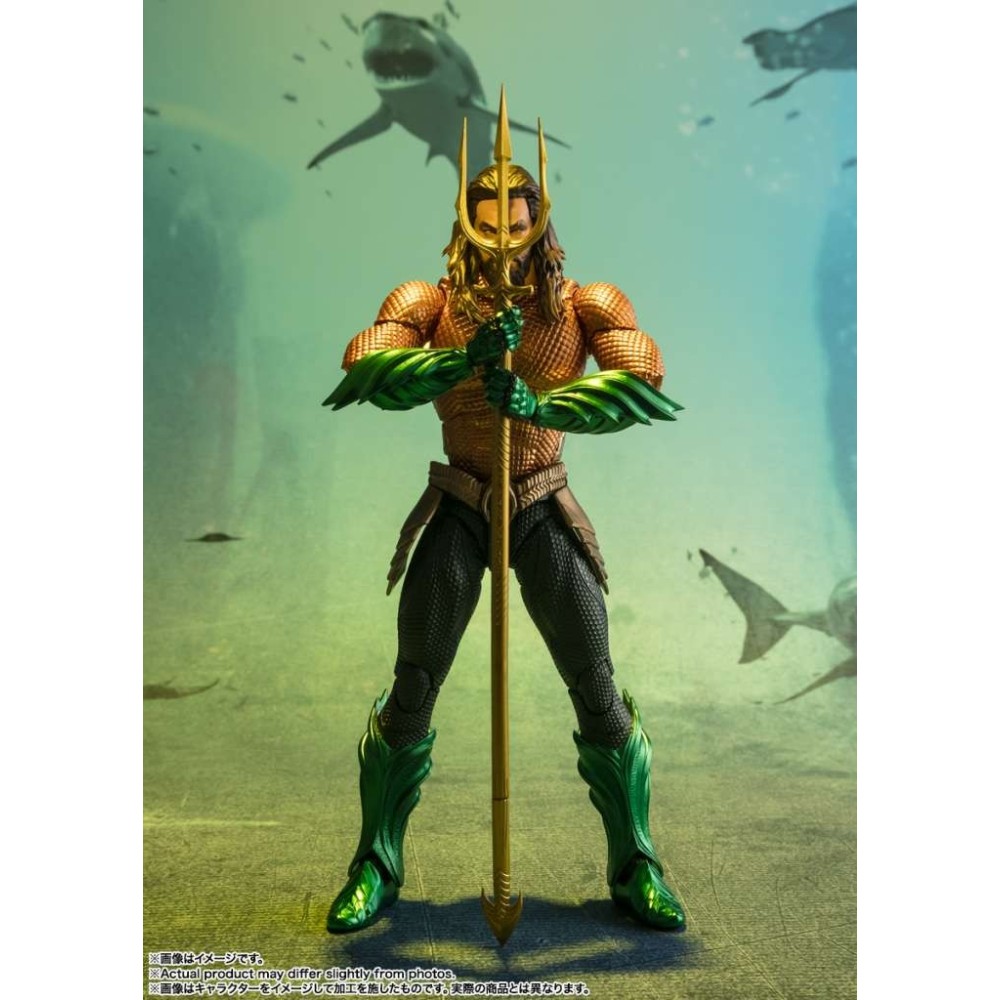 BANDAI AQUAMAN 2 AQUAMAN S.H. FIGUARTS ACTION FIGURE
