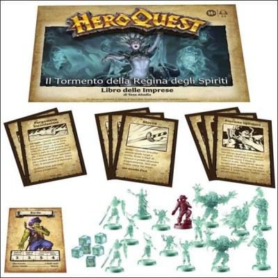 HASBRO HEROQUEST ESPANSIONE IL TORMENTO DELLA REGINA DEGLI SPIRITI GIOCO DA TAVOLO IN ITALIANO