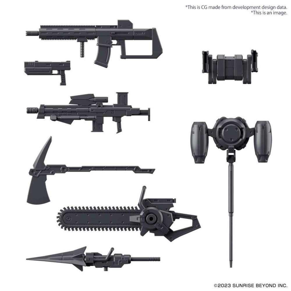 BANDAI HG AMAIM WARRIOR AT THE BORDERLINE WEAPON SET 6 PER MODEL KIT ACTION FIGURE