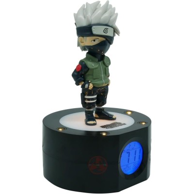 NARUTO SHIPPUDEN KAKASHI LIGHT UP ALARM CLOCK SVEGLIA TEKNOFUN