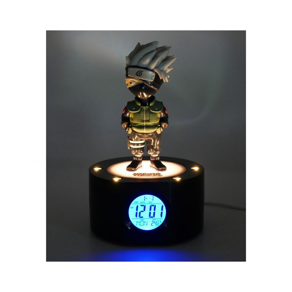 NARUTO SHIPPUDEN KAKASHI LIGHT UP ALARM CLOCK SVEGLIA TEKNOFUN