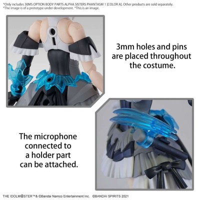 BANDAI 30MS OPTION BODY PARTS ALPHA SISTERS PHANTASM 1 PER MODEL KIT