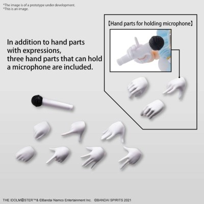 BANDAI 30MS MANO SAKURAGI MODEL KIT ACTION FIGURE