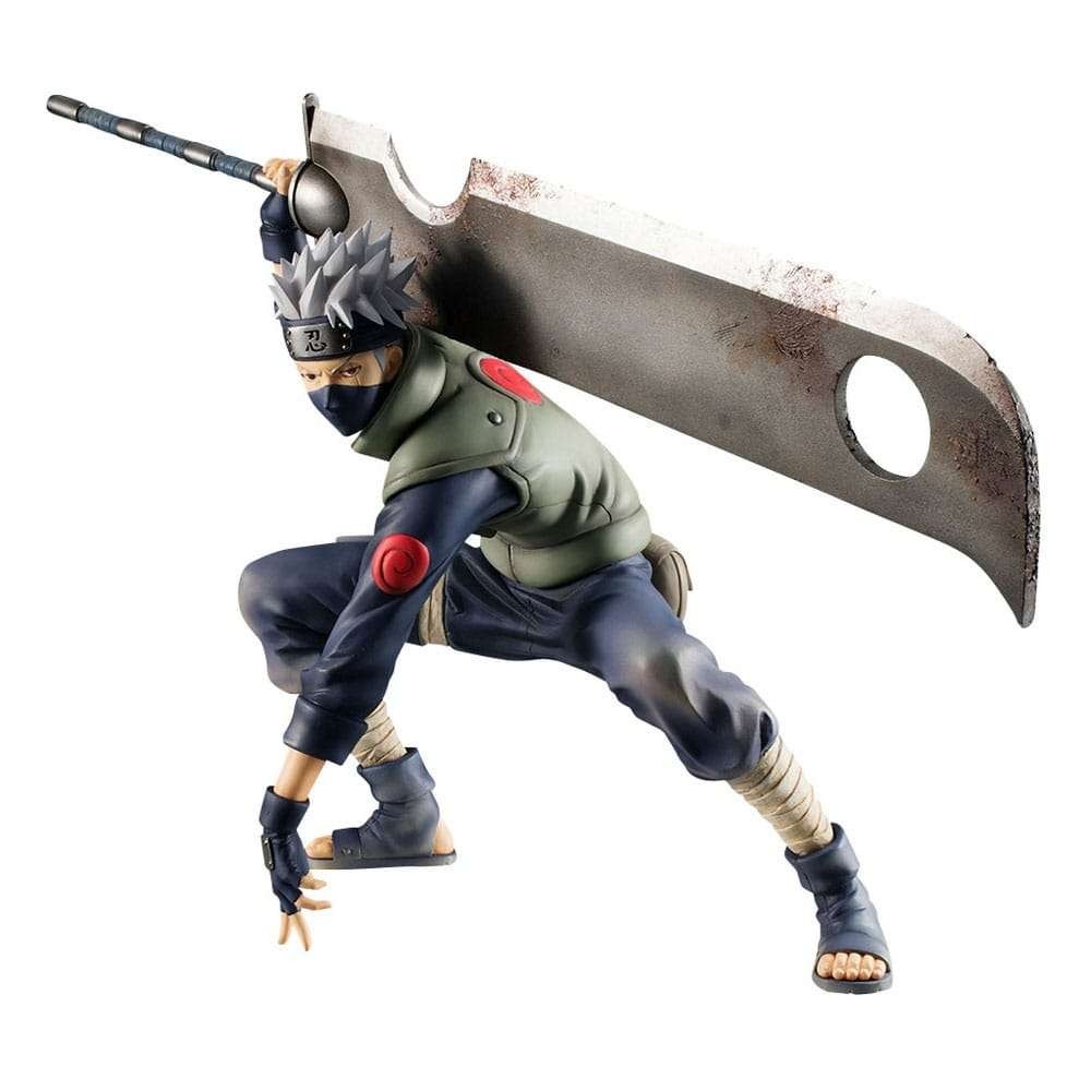 MEGAHOUSE NARUTO KAKASHI HATAKE GREAT NINJA WAR STATUE FIGURE