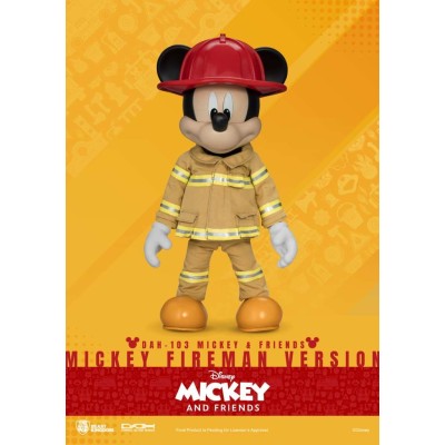 DISNEY MICKEY AND FRIENDS FIREMAN DAH-103 ACTION FIGURE BEAST KINGDOM