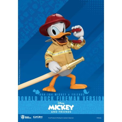 BEAST KINGDOM DISNEY MICKEY AND FRIENDS DONALD DUCK FIREMAN DAH-104 ACTION FIGURE