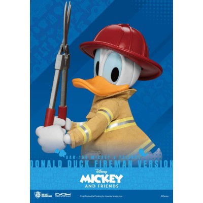 BEAST KINGDOM DISNEY MICKEY AND FRIENDS DONALD DUCK FIREMAN DAH-104 ACTION FIGURE