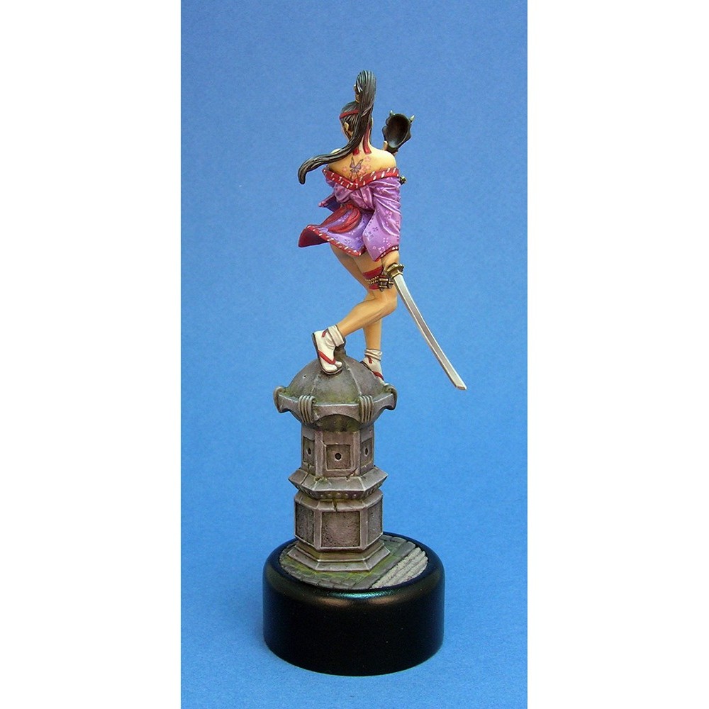 KABUKI SHINOMI RESIN FIGURE MINI STATUE MODEL KIT