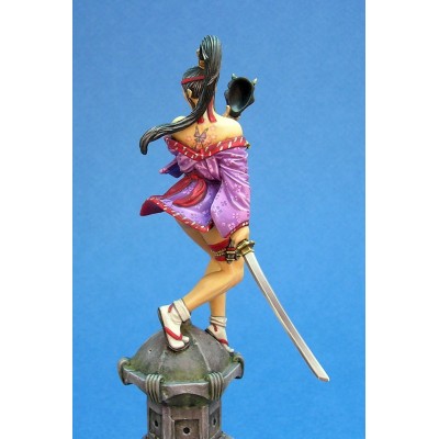 KABUKI SHINOMI RESIN FIGURE MINI STATUE MODEL KIT
