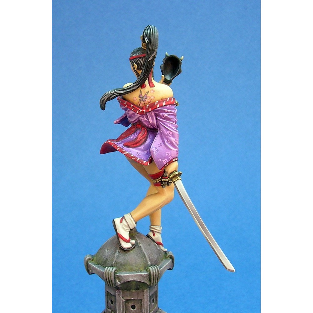 KABUKI SHINOMI RESIN FIGURE MINI STATUE MODEL KIT