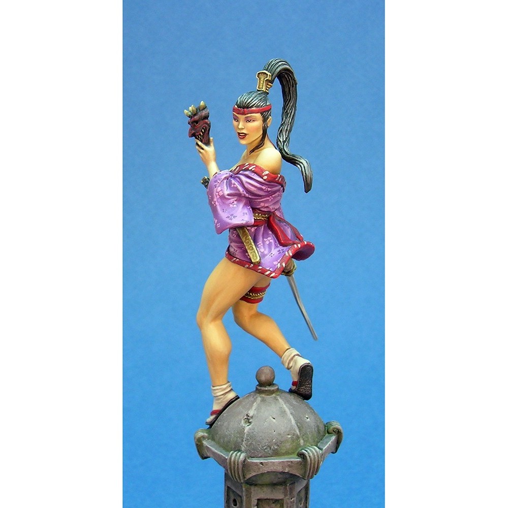 KABUKI SHINOMI RESIN FIGURE MINI STATUE MODEL KIT