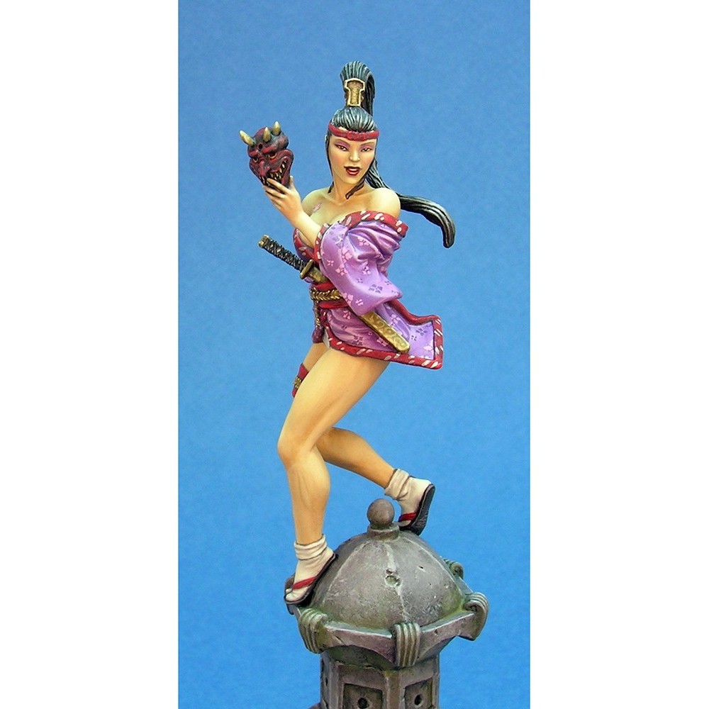 KABUKI SHINOMI RESIN FIGURE MINI STATUE MODEL KIT