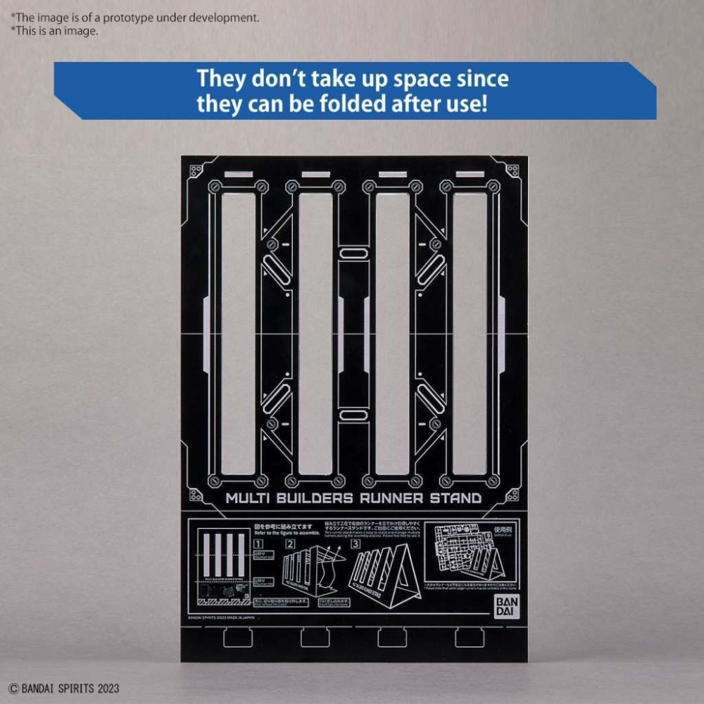 BANDAI MULTI BUILDERS RUNNER STAND PER MODEL KIT