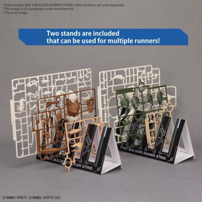 BANDAI MULTI BUILDERS RUNNER STAND PER MODEL KIT
