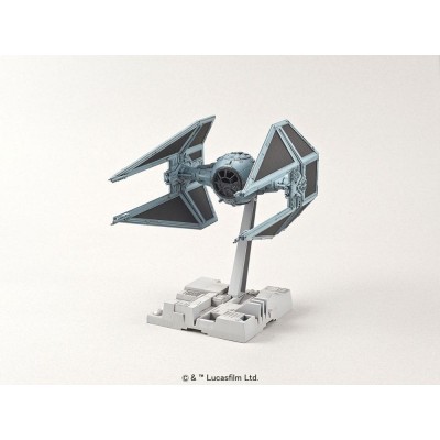 BANDAI STAR WARS TIE INTERCEPTOR 1/72 MODEL KIT FIGURE