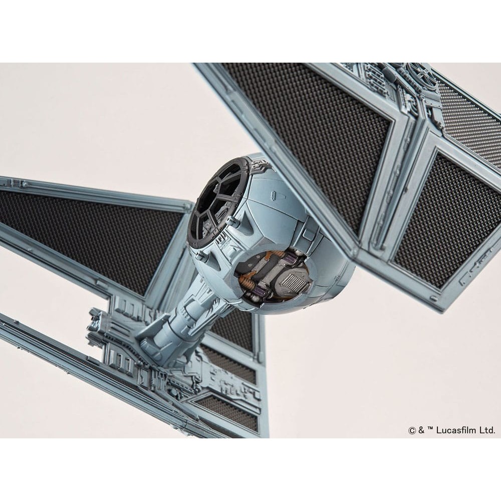 BANDAI STAR WARS TIE INTERCEPTOR 1/72 MODEL KIT FIGURE