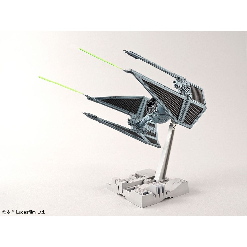 BANDAI STAR WARS TIE INTERCEPTOR 1/72 MODEL KIT FIGURE