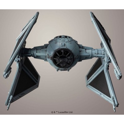 BANDAI STAR WARS TIE INTERCEPTOR 1/72 MODEL KIT FIGURE