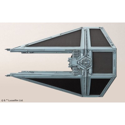 BANDAI STAR WARS TIE INTERCEPTOR 1/72 MODEL KIT FIGURE