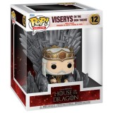 FUNKO POP! HOUSE OF THE DRAGON VISERYS ON THE IRON THRONE DELUXE BOBBLE HEAD KNOCKER FIGURE FUNKO