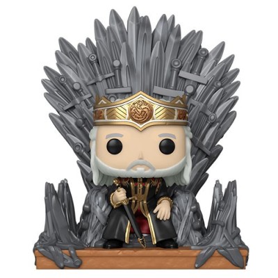 FUNKO POP! HOUSE OF THE DRAGON VISERYS ON THE IRON THRONE DELUXE BOBBLE HEAD KNOCKER FIGURE FUNKO