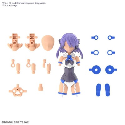 BANDAI 30MS OPTION PARTS SET 9 COMMANDER COSTUME MODEL KIT