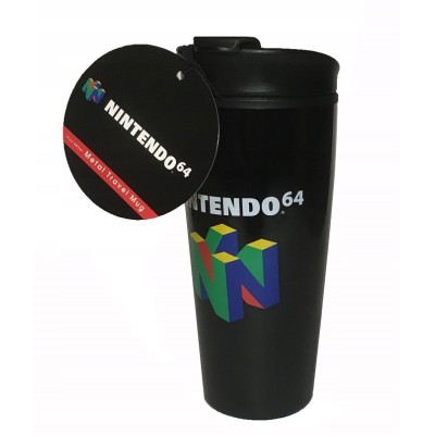 PYRAMID INTERNATIONAL NINTENDO 64 TRAVEL MUG 425ML