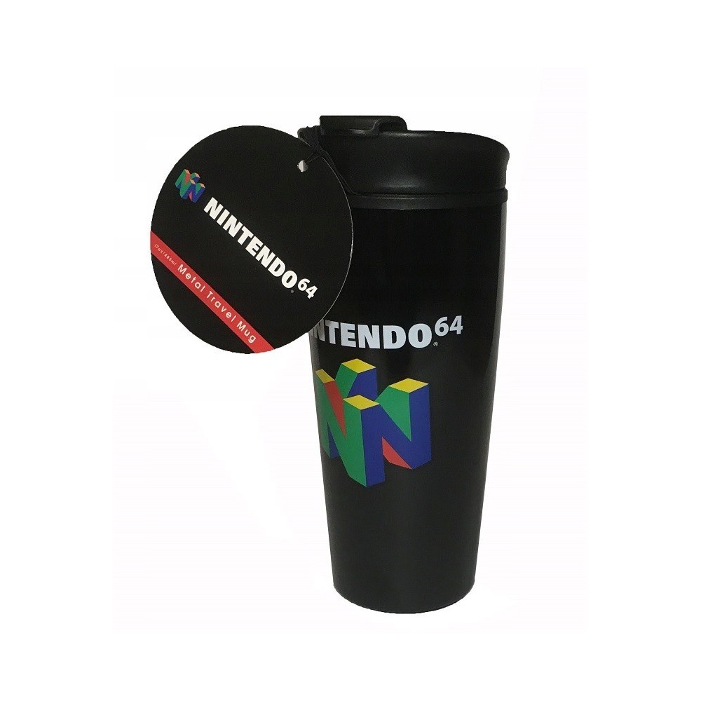 PYRAMID INTERNATIONAL NINTENDO 64 TRAVEL MUG 425ML