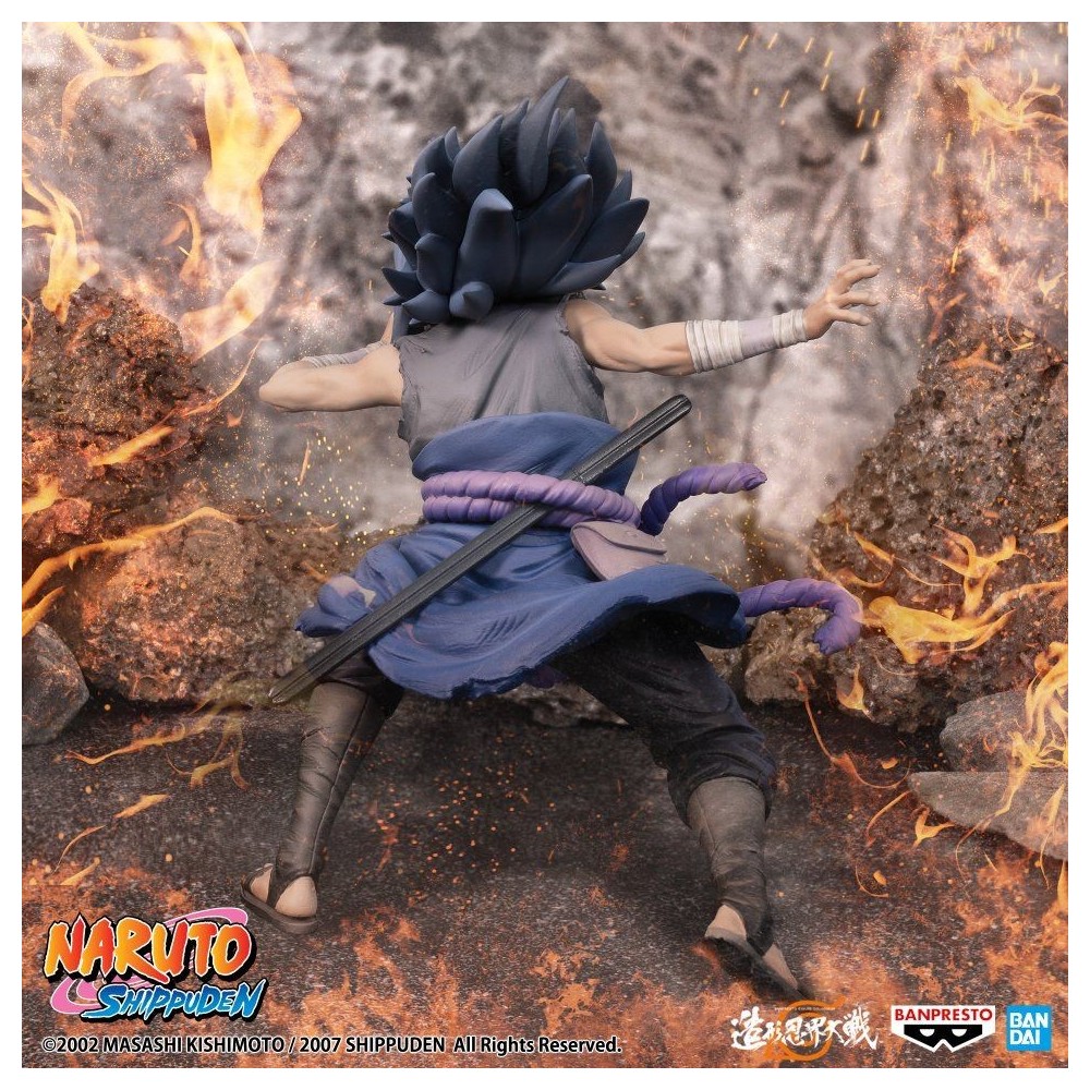 NARUTO SHIPPUDEN COLOSSEUM - UCHIHA SASUKE STATUA FIGURE BANPRESTO