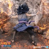 BANPRESTO NARUTO SHIPPUDEN COLOSSEUM - UCHIHA SASUKE STATUE FIGURE