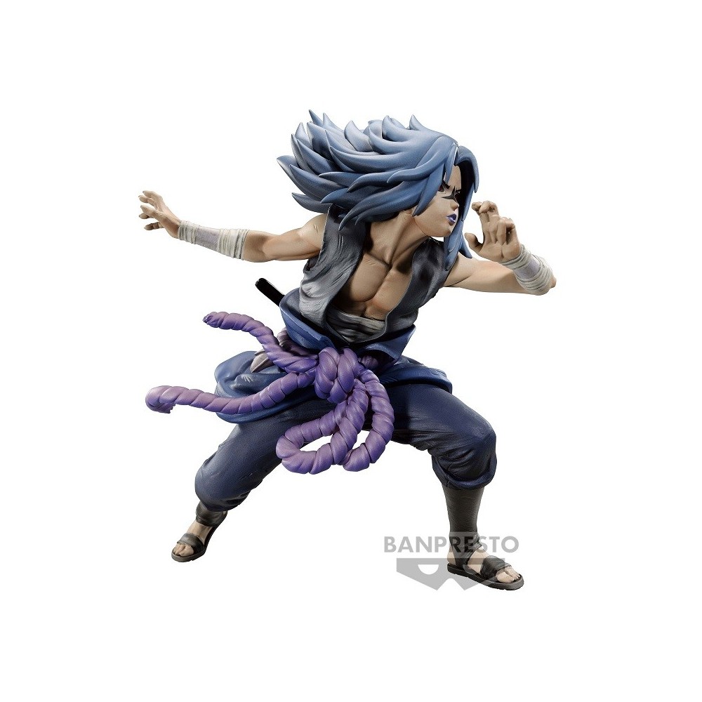 BANPRESTO NARUTO SHIPPUDEN COLOSSEUM - UCHIHA SASUKE STATUE FIGURE