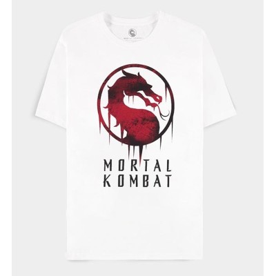 DIFUZED MORTAL KOMBAT LOGO T-SHIRT SIZE L