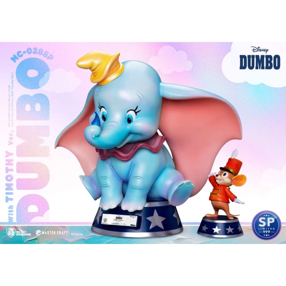 DUMBO AND TIMOTHY SPECIAL EDITION MASTER CRAFT STATUA FIGURE BEAST KINGDOM