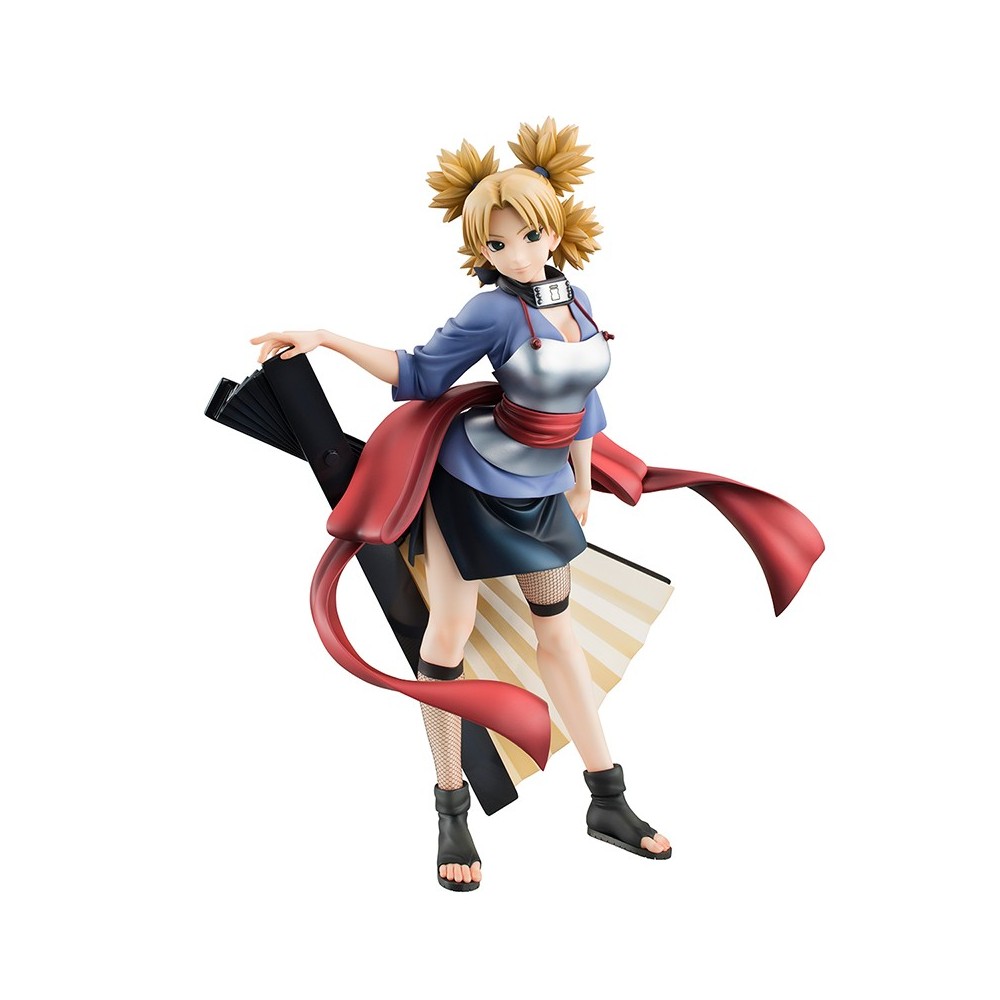 MEGAHOUSE NARUTO GALS SERIES - TEMARI STATUE 21 CM FIGURE