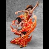 ONE PIECE P.O.P. NEO MAXX LUFFY AND ACE 20TH L.E. STATUA FIGURE MEGAHOUSE