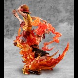 MEGAHOUSE ONE PIECE P.O.P. NEO MAXX LUFFY AND ACE 20TH L.E. STATUE FIGURE