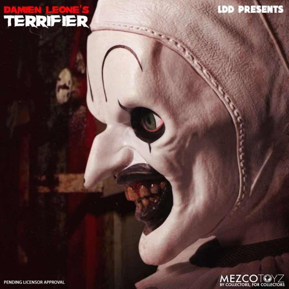 LIVING DEAD DOLLS LDD DAMIEN LEONE'S TERRIFIER ACTION FIGURE MEZCO TOYS