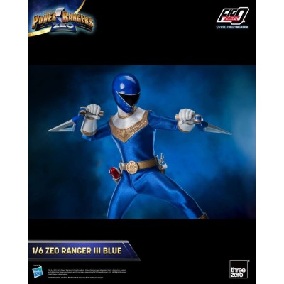 THREEZERO POWER RANGERS ZEO RANGER III BLUE 30CM ACTION FIGURE