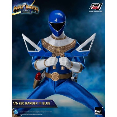 THREEZERO POWER RANGERS ZEO RANGER III BLUE 30CM ACTION FIGURE